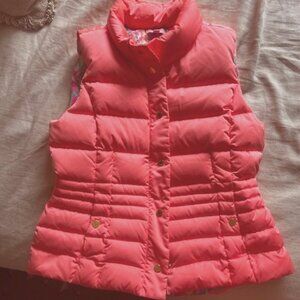Lilly Pulitzer Isabella Down Quilted Puffer Vest Jacket XL ~ Like New!!!